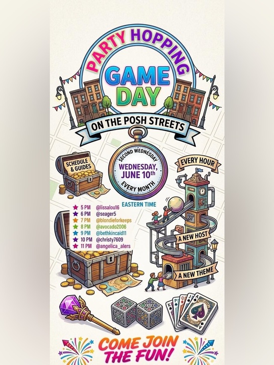 Free People Handbags - Posh party game raid train and hosts